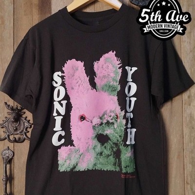 Retro SONIC YOUTH 'DIRTY BUNNY' Unisex T-Shirt S-5XL