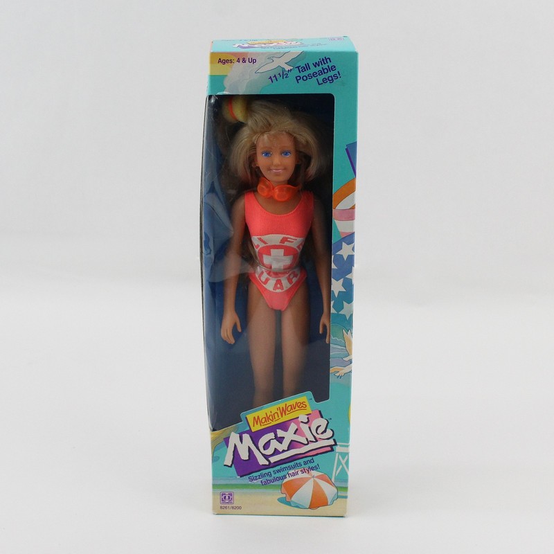 1987 Hasbro Maxie Makin' Waves 11.5in Doll NIB Boxed 8261/8200