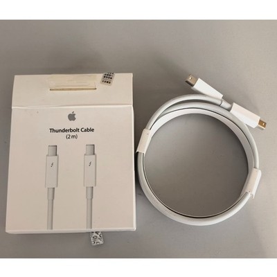 For Apple A1410 Thunderbolt 2 to Thunderbolt 2 Adapter Cable 2M White