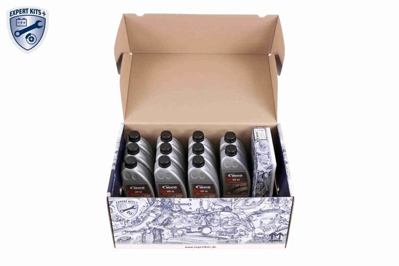VAICO Ölwechsel-set + 11L Olio Adatto per 5 Gang-Automatik 722.6 Chrysler 300C - Immagine 3 di 4
