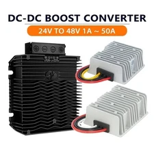 24V to 48V DC Boost Converter 3A 5A 10A 15A 20A 32A 42A 50A Step Up Waterproof