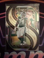 2024 Select Premier Level Olumuyiwa Fashanu #192 Silver Prizm Die-Cut Jets