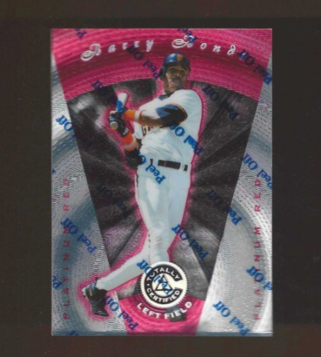 Barry Bonds [Platinum Gold] #1 card from 1997 Pinnacle Totally Certified