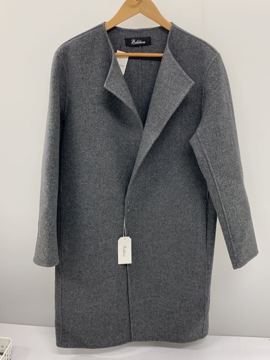 TOMORROWLAND ALTRA LANA MELTON 1 GANCIO CAPPOTTO OMAGGIO GRIGIO 34 08 34 08005