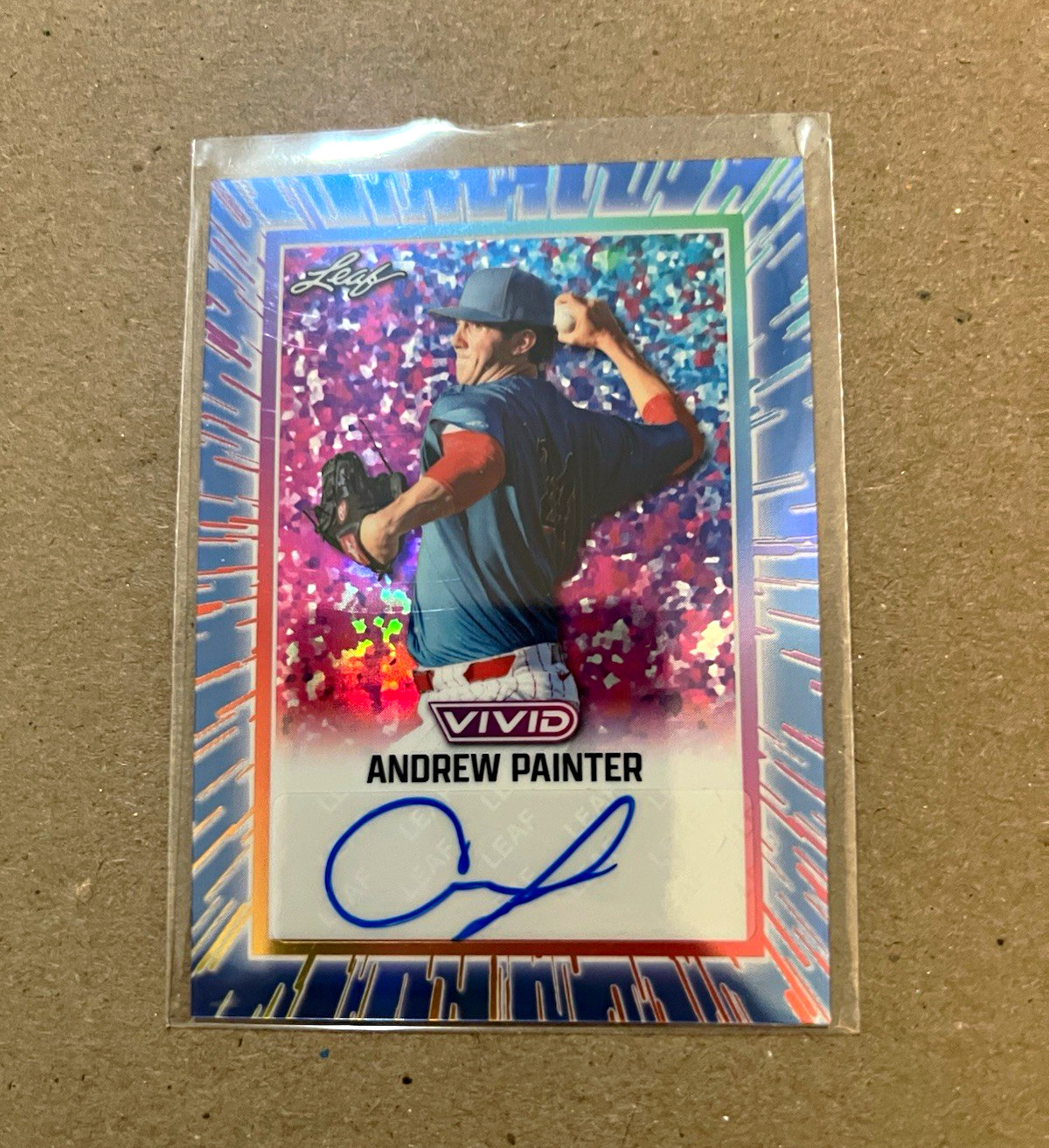 LEAF 2025 Vivid Autographs Andrew Painter #BA-AP1 Auto Baseball /6 ssp