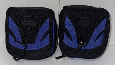 2x Genuine Pelican Nintendo Game Boy Advance SP Blue Carry Travel Cases OEM Set