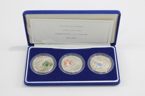 Royal Mint Silbermünzen 150th Anniversary Duke of Wellington je 28,28 g
