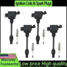 4X Ignition Coil & 4X Iridium Spark Plugs OEM For 2018-2020 Toyota Camry 2.5L
