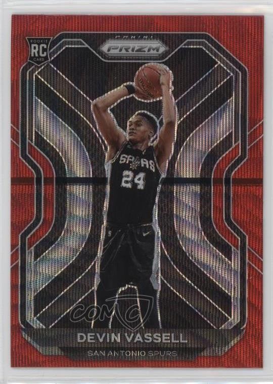 2020-21 Panini Prizm Ruby Wave Prizm Devin Vassell #252 07i7