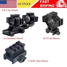 Tactical PEPR Cantilever Scope Mount/Tri-rail 25.4 30mm Ring Mount/3 Slot Mount