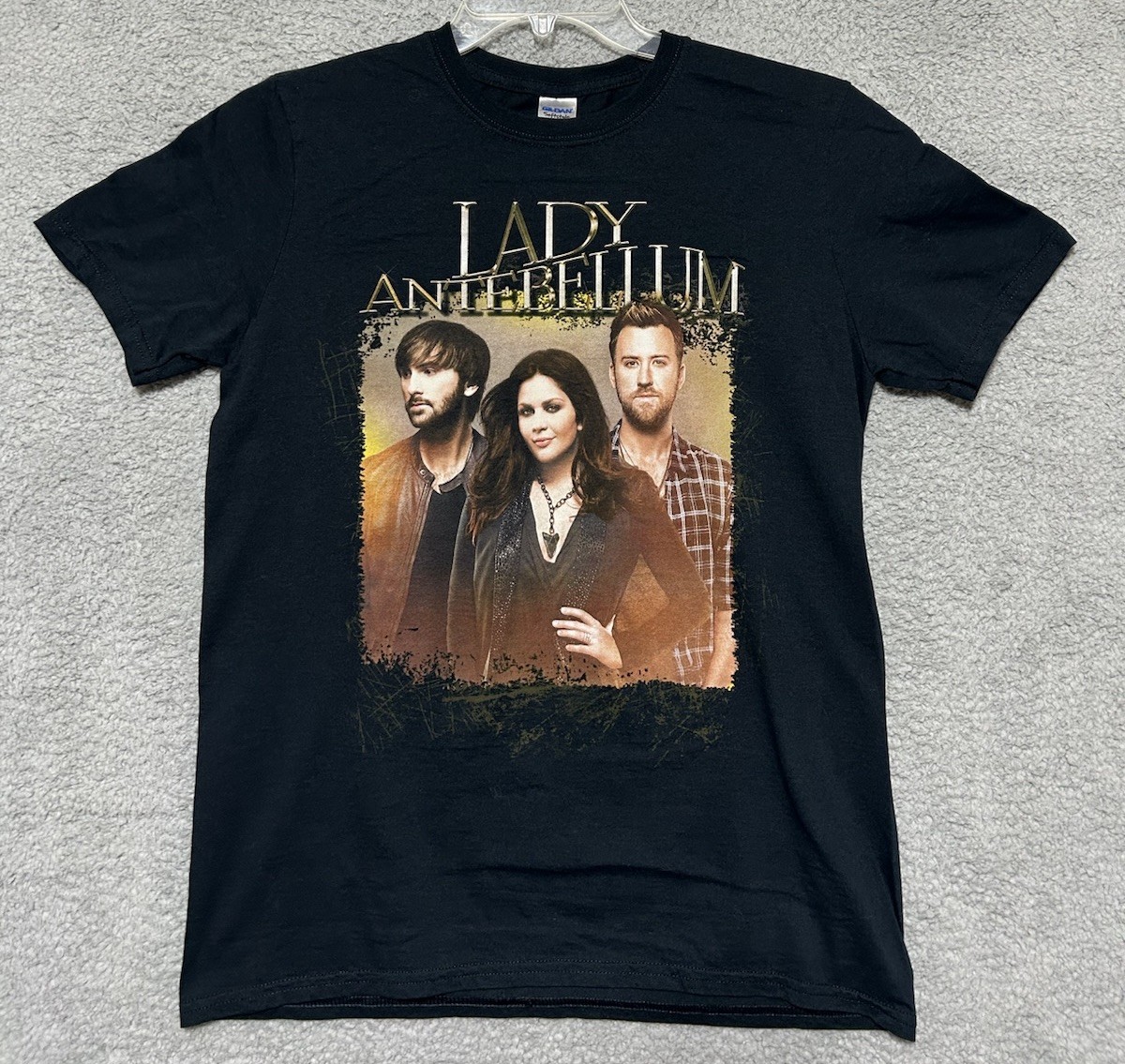Lady antebellum concert tour shirt black size medium band tee music merchandise