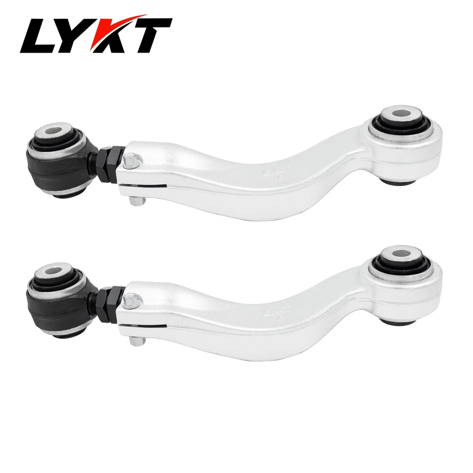 LYKT 2pcs Adjustable Arms Alignment Rear Camber Kit for BMW 528~760、B7、M5、M6 Foto 4 de 4