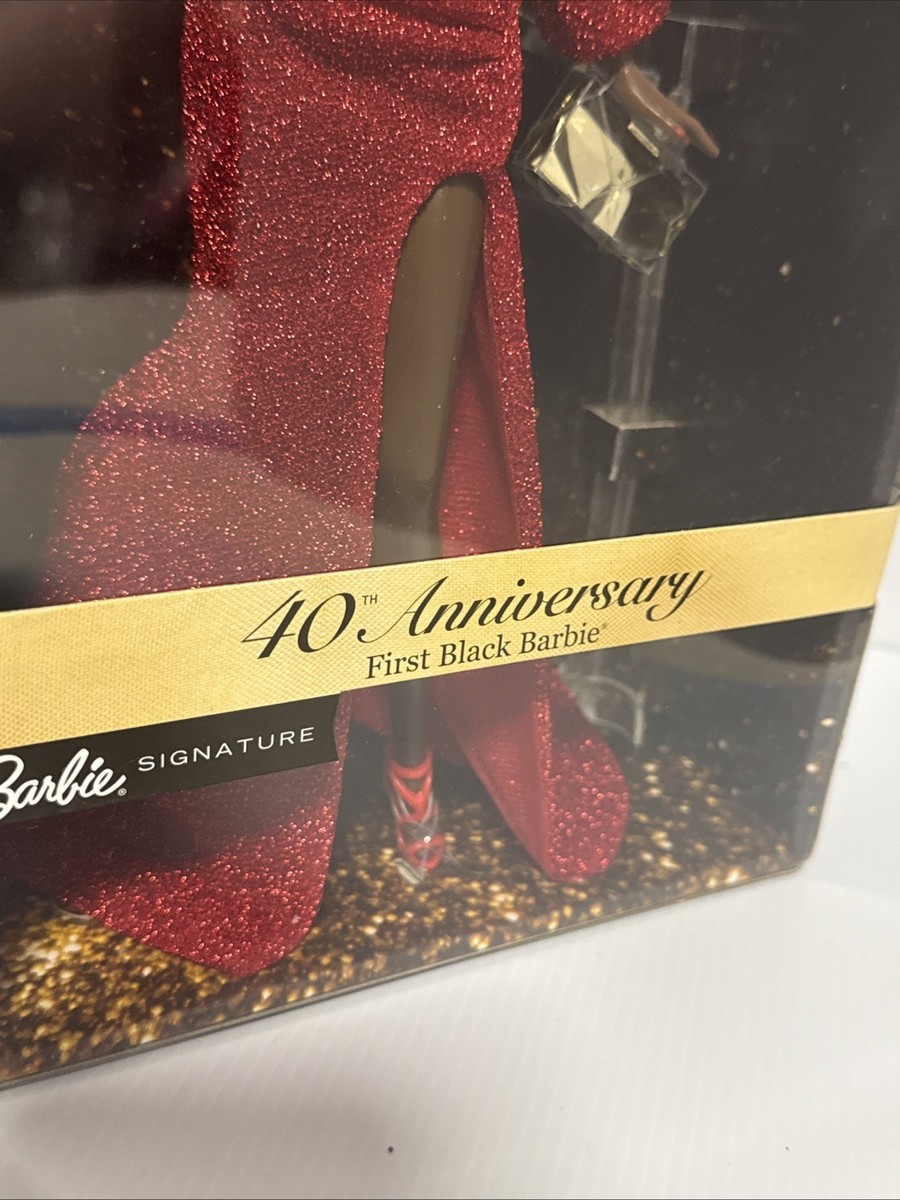 Mattel First Black Barbie 40th Anniversary Signature Doll GLG35