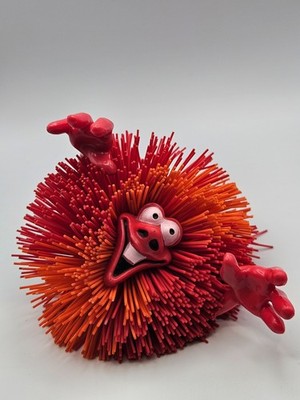 Vintage 1991 Koosh Kins Boingo Red Character OddzOn Hasbro Retro 90s Toy Rare