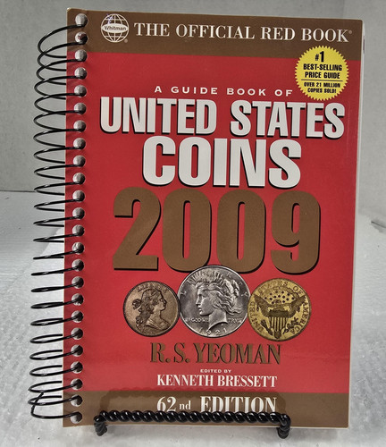 2009 Red Book United States Coins 62nd Edition Yeoman Whitman Spiral Price Guide
