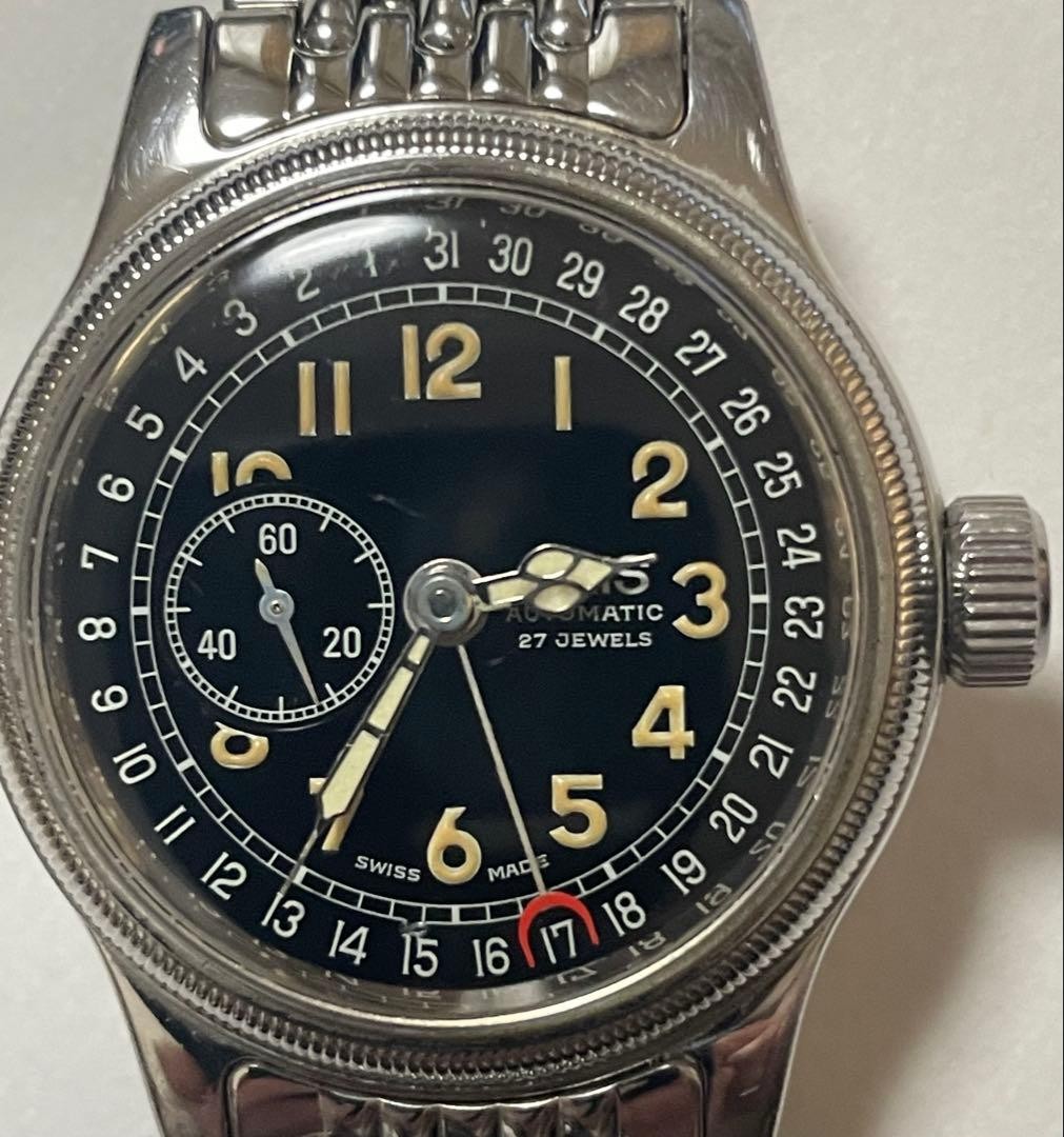 ORIS Pointer Date Big Crown Automatic Watch Black… - image 1