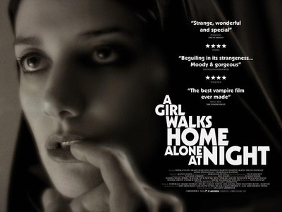 A Girl Walks Home Alone at Night 2015 2 Filmposter Kunstdruck MovieNight SciFi
