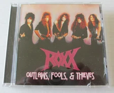 ROXX- OUTLAWS FOOLS & THIEVES CD US 2004 80s HAIR METAL GLAM ROCK SKID ROW