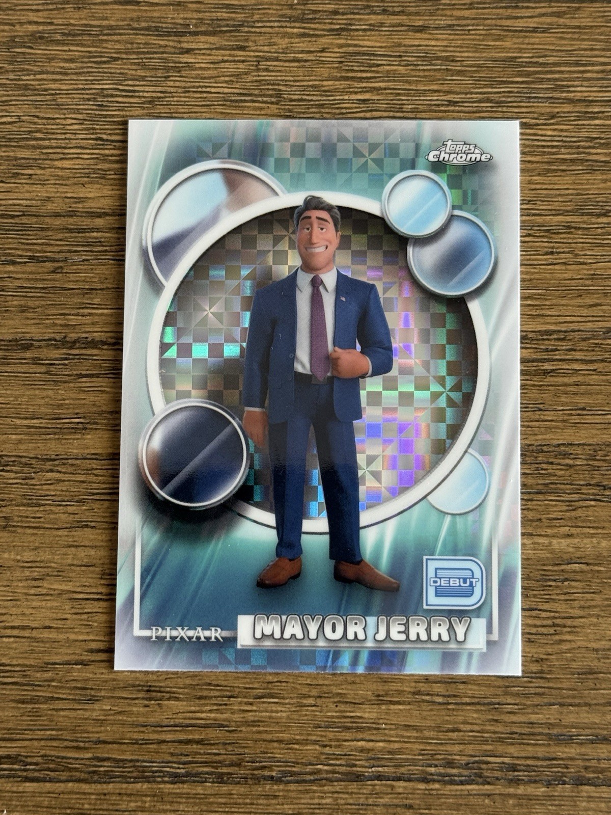 2026 Topps Chrome Disney Mayor Jerry Debut Xfractor Refractor Parallel #112