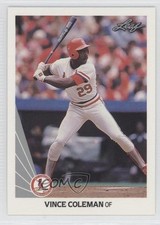 1990 Leaf Vince Coleman #90 m5x