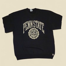Vintage Penn State Russell Athletic Sweatshirt Size Large - Distressed