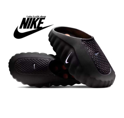 Nike Mind 001 Slide Black Chrome | EU 42W - 46 | UK 7,5W - 11 | NEU AUTHENTISCH  