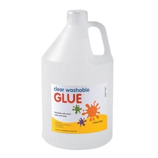 1 Gallon Container of Classic Clear Washable Glue for Arts Crafts