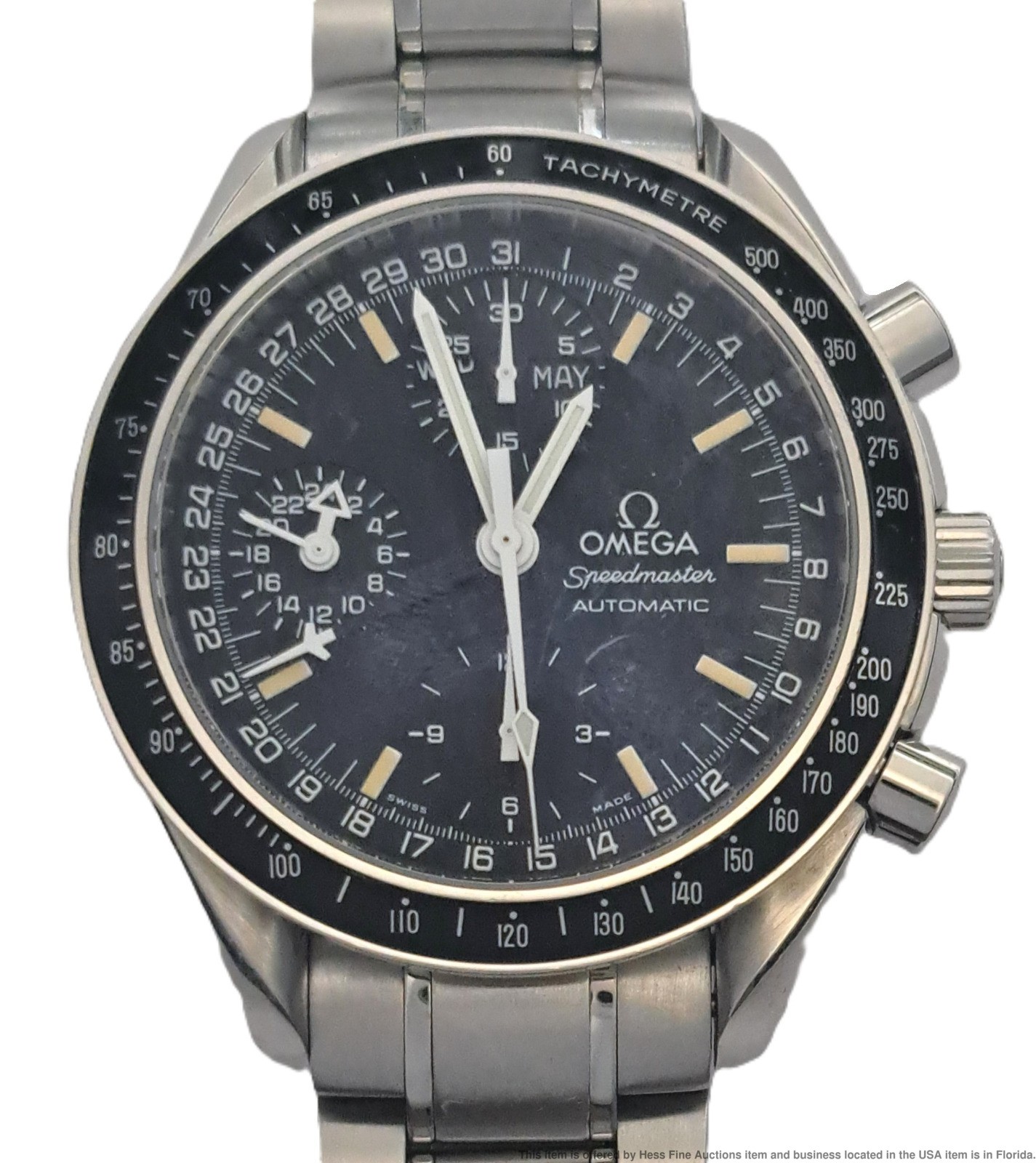 mm GMT Speedmaster 39 Triple Watch Chronograph Wrist Automatic Date Mens Omega - VintageWatches.PK mm GMT Speedmaster 39 Triple Watch Chronograph Wrist Automatic Date Mens Omega - vintagewatches.pk