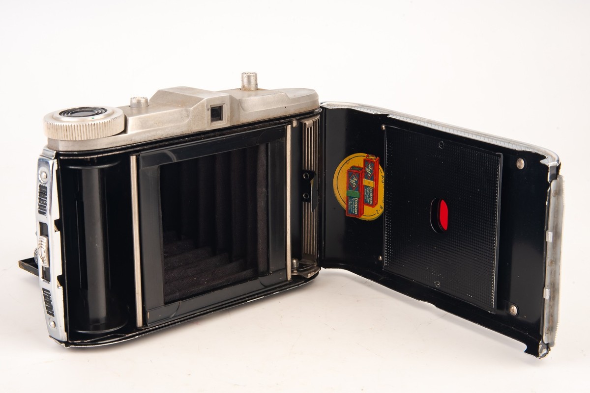 Agfa Isolette Jsolette Folding 6x6 120 Roll Film Camera w Apotar