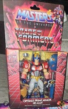 MOTU x TRANSFORMERS OPTIMUS PRIME ARMOR HE-MAN Masters Of The Universe In Hand