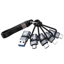 6 PCS USB A To USB C 3.0 OTG Adapter Micro To TypeC Converter Fast Charge