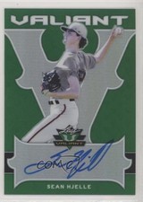 2018 Leaf Valiant Green 32/99 Sean Hjelle #BA-SH1 Auto 0ot