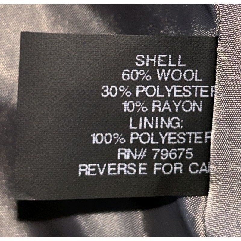 NWOT Michael Kors Asymmetrical Wool Blend Gray Trench Coat 10 thumbnail 7