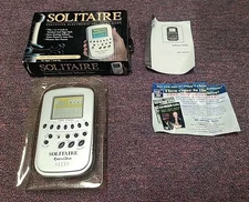 Excalibur Solitaire Executive Electronic Handheld Game 370 SOLITAIRE (Tested!)