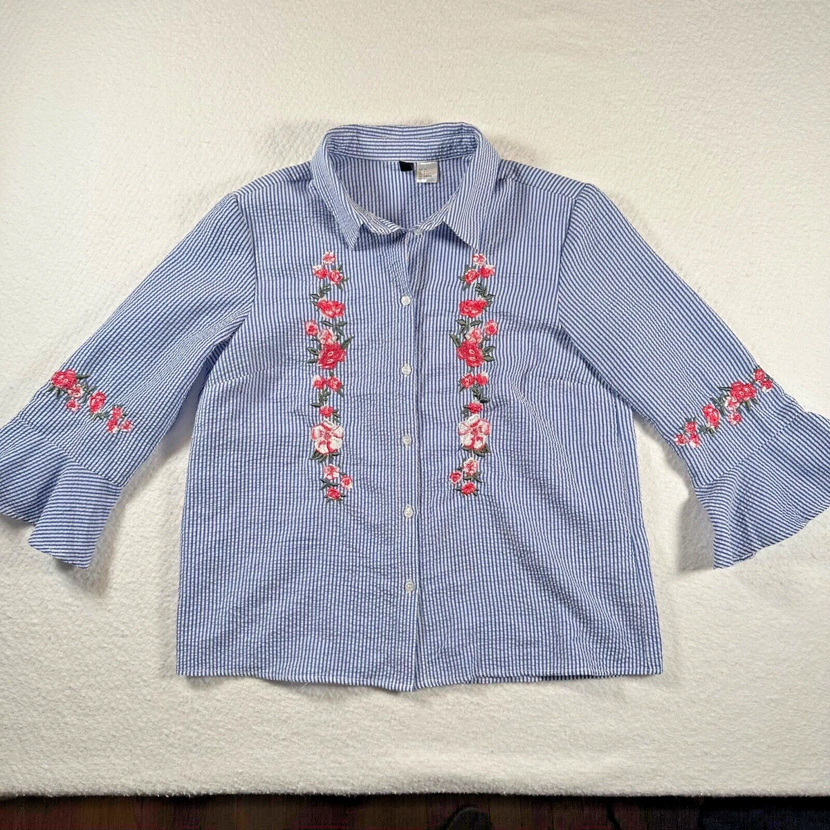 H&m 2025 seersucker top