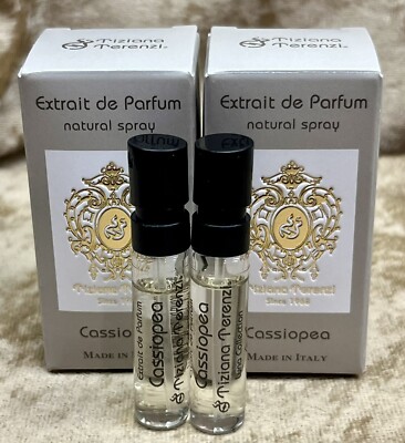 Tiziana Terenzi Cassiopea Extrait de Parfum 2X Sample Vial Spray