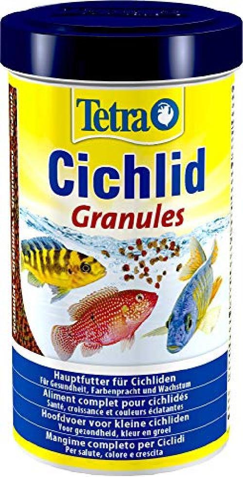 Tetra Cichlid Granules, Mangime in Granuli Specifico per Pesci Ciclidi, 500 ml
