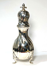 Antique P. Hertz Sterling Silver Footed Powdered Sugar Caster