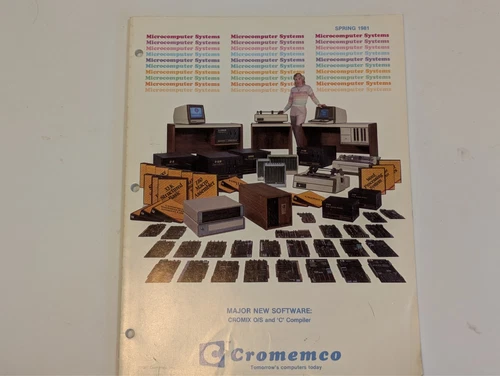 CROMEMCO Product Catalog - 72 Pages - Spring 1981 - Computers - S-100 Boards