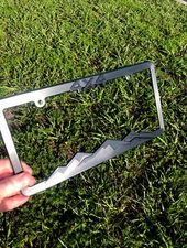 4X4 Blackout License Plate Frame Bracket Fits-Chevrolet-Jeep-Ford-Toyota-Nissan