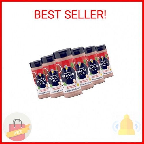 Morton Season-All Seasoned Salt, 8 Ounce (Pack of 6)