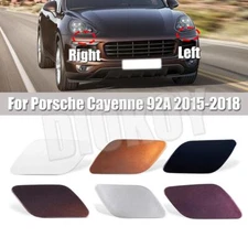 For Porsche Cayenne 92A 2015-2018 Front Bumper Headlight Washer Nozzle Cover Cap