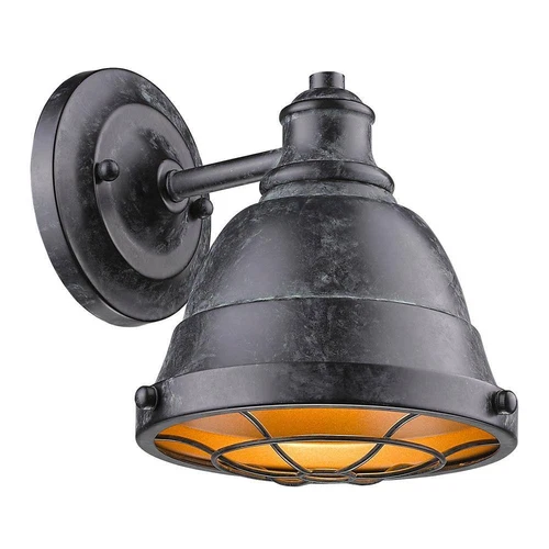 Golden Lighting Bartlett 1-Light Black Patina Bath Light - Picture 4 of 5