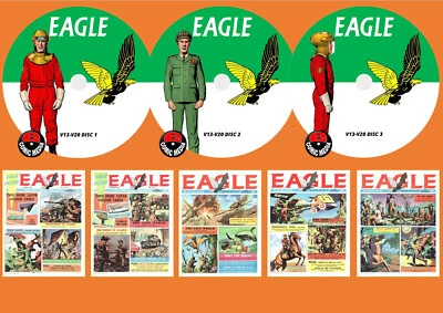Eagle v13-v20 Comic Collection On Three PC DVD Rom’s (CBR Format)