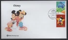 2008 Australia DISNEY MICKEY and MINNIE MOUSE Stamp on WCS FDC