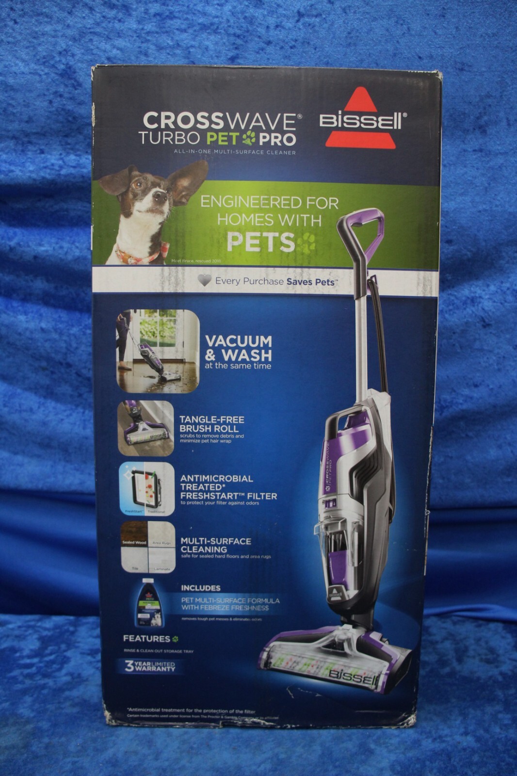 NEW Bissell (2306) CrossWave Pet Pro MultiSurface WetDry Vacuum