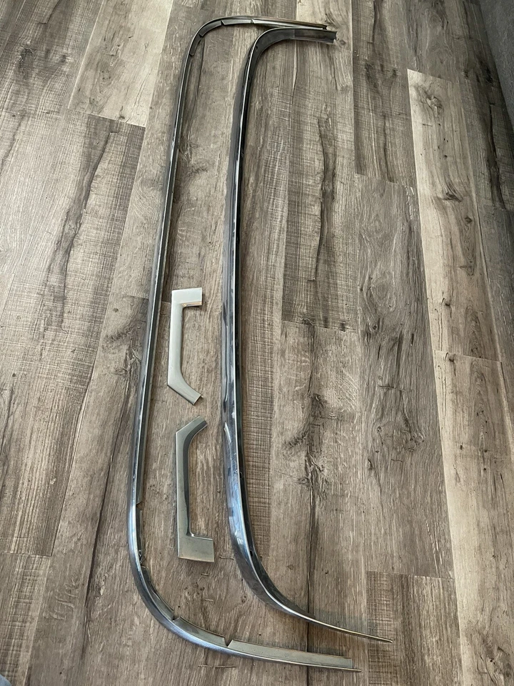 Ford Fairlane Galaxie 1959 ventana trasera moldura parabrisas Victoria OE Foto 2 de 4