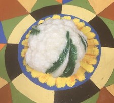 VTG Fake MTC Play Food Vegetable CAULIFLOWER Pretend Fun For Tikes Kitchen MTC28