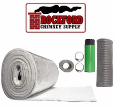 Chimney Liner Insulation Kit for 3 in. to 6 in. Diameter x 15 ft. Liner