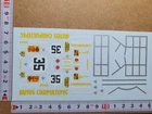 1953 LINCOLN-CADILLAC PANAMERICAN RACE "CHAPULTEPEC" 1/43 DECALS - T739